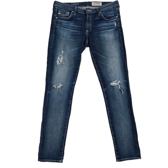 Ag Adriano Goldschmied Denim - Adriano Goldschmied Jeans Womens 29 Blue Super‎ Skinny Ankle AG-ED Denim